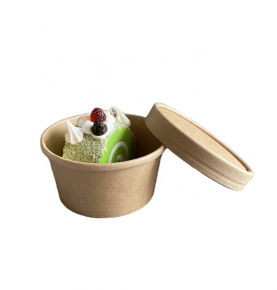 salad bowl leakproof with paper lid