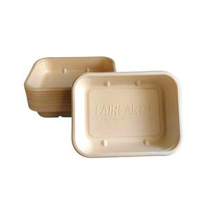 Rectangle Food Tray With PLA Coating Disposable