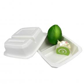 MAP Packing Disposable Sugarcane Bagasse Lunch Food Tray CPET Biodegradable Tray