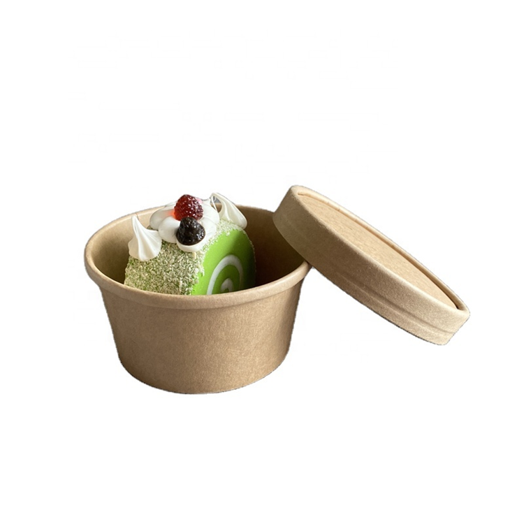 salad bowl leakproof with paper lid